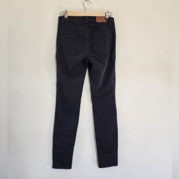 Madewell 9" High-Rise Skinny Jeans in Black  size 25 - Picture 2 of 4